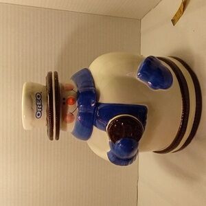 Collectable Oreo Snowman  Cookie Jar